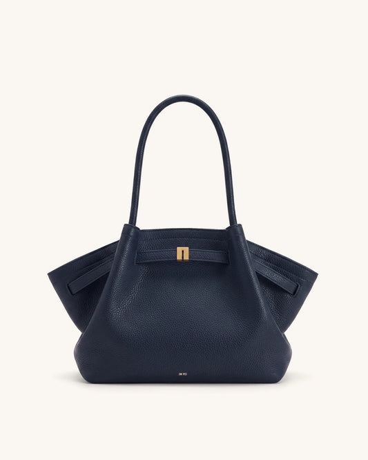 Bolsa Tote Média Hana - Azul-marinho