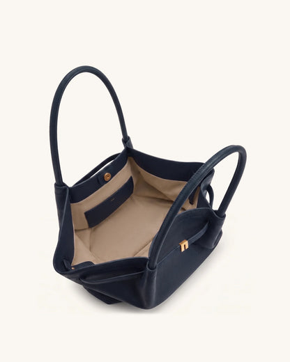 Bolsa Tote Média Hana - Azul-marinho