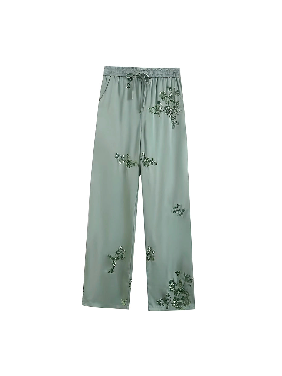Conjunto Eliza - Estampado com Flores - com Botões (Leve e Soltinho para o Verão)