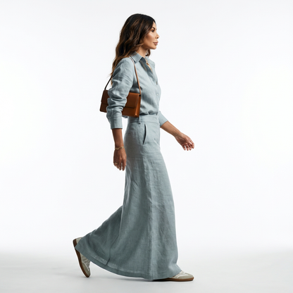 Conjunto Amelia – Blusa + Falda | El favorito de las famosas europeas (MaxConfort)