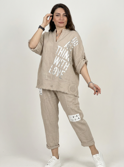 Conjunto Feminino Casual Estampado – Queridinho das Famosas (CONFORT V2)
