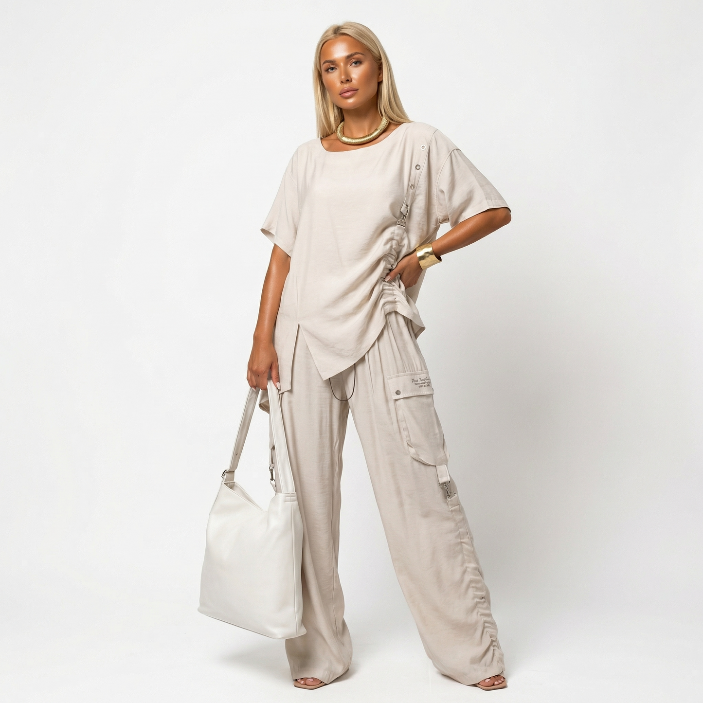 Conjunto Franzido Gola Redonda MAXCONFORT V4
