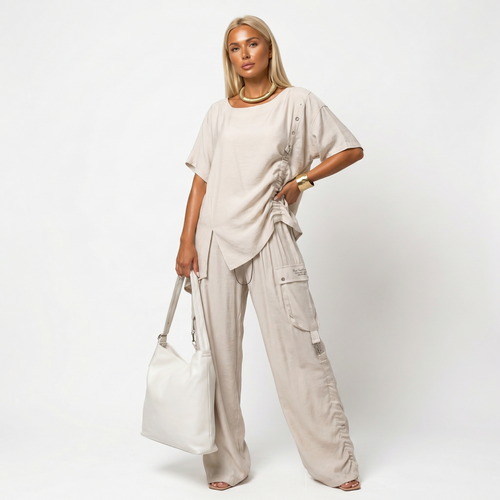 Conjunto Franzido Gola Redonda MAXCONFORT V4